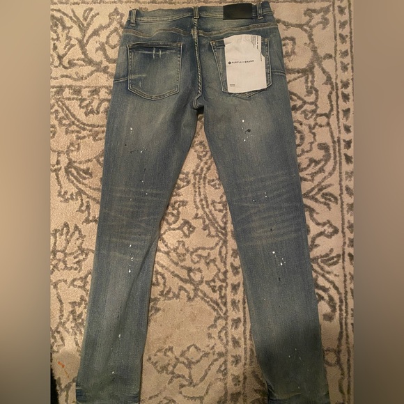 Blue Distressed Jeans(Purple Brand jeans) - Picture 1 of 2